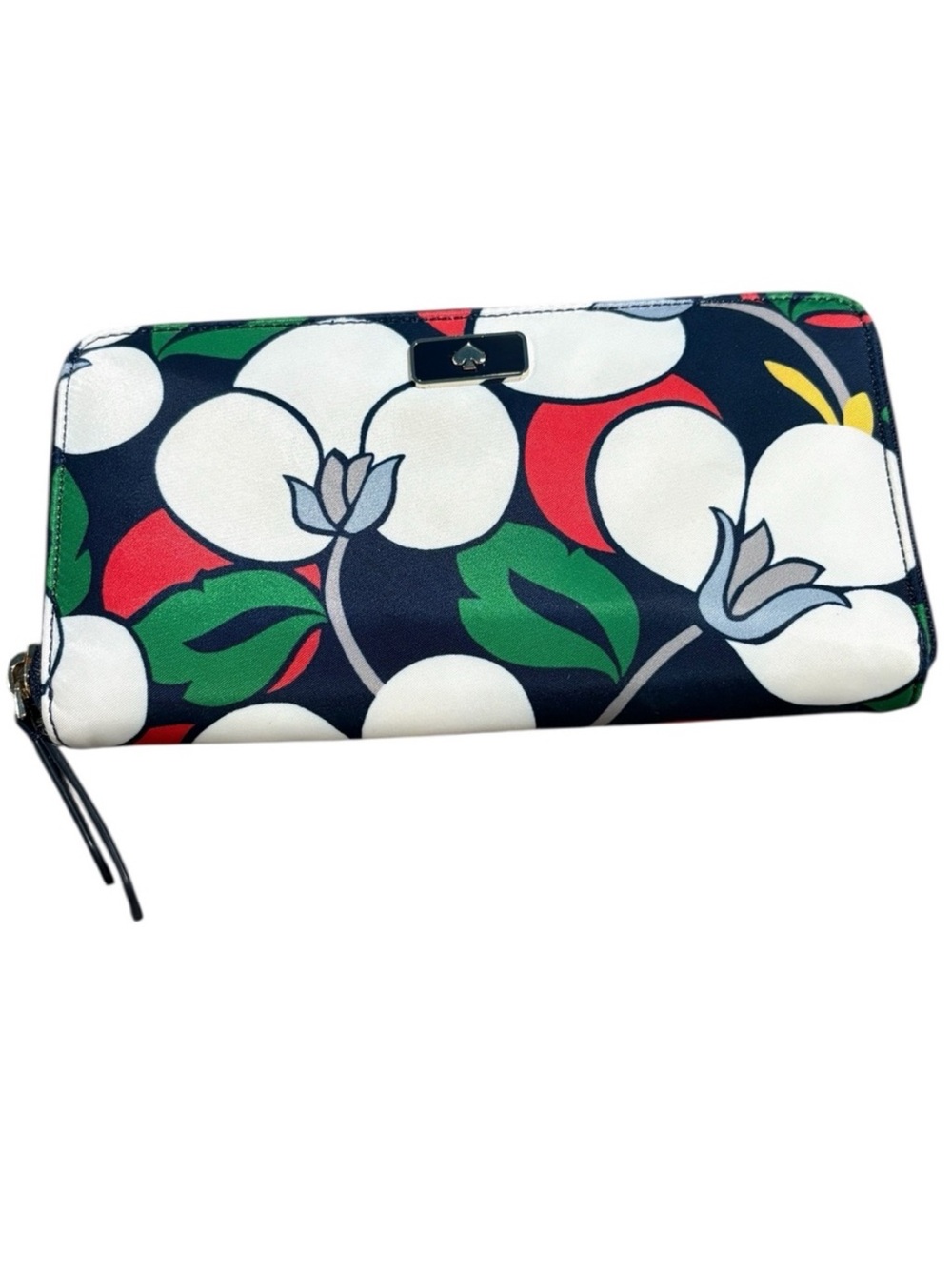Kate Spade Dawn Breezy Floral Print Large Continental Zip Up Wallet